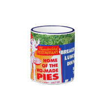 American Billboard Kitsch Coffee Mugs