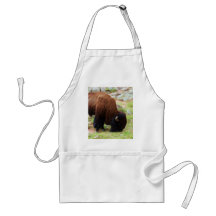 American Bison Painting Aprons