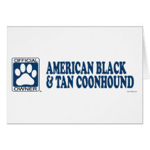 American Black And Tan Coonhound Blue Cards