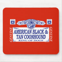 American Black And Tan Coonhound Mouse Pad