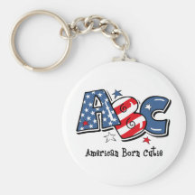 American Born Cutie Key Chains