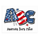 American Born Cutie Postcard