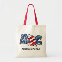 American Born Cutie Tote Bag