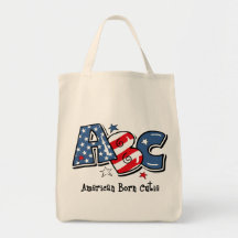 American Born Cutie Tote Bags