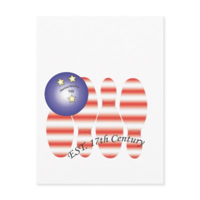 American bowling.ai postcards by 12jwalker