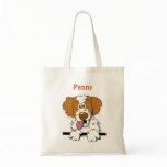 American Brittany Cute Cartoon Dog  Personalised bags