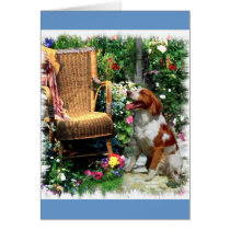 American Brittany Spaniel Art Gifts Greeting Cards