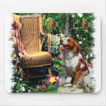 American Brittany Spaniel Art Gifts Mouse Pads
