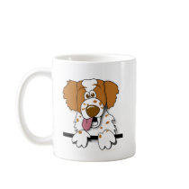 American Brittany Spaniel Cartoon Dog Mug