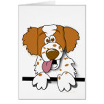 American Brittany Spaniel Cute Cartoon Dog cards