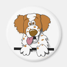 American Brittany Spaniel Cute Cartoon Dog Refrigerator Magnet