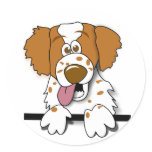 American Brittany Spaniel Cute Cartoon Dog