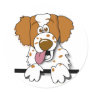 American Brittany Spaniel Cute Cartoon Dog