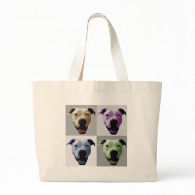 American bulldog 2 canvas bag by minjean