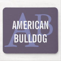 American Bulldog Breed Monogram