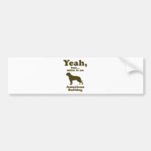 American Bulldog Bumper Stickers