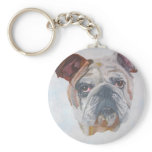American Bulldog Key Chain