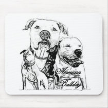 American Bulldog Mousepads