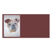American Bulldog Photo Greeting Card