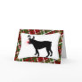 American Bulldog Reindeer Christmas Card