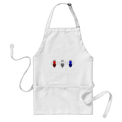 American Bumble Bees Apron by bugspot