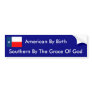 American By Birth Bumper Stickers