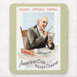 American Cheese Vintage Food Ad Art Mousepad