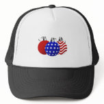 American Christmas Mesh Hat