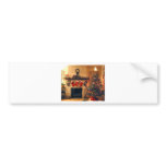 American Christmas Home Bumper Stickers