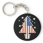 American Christmas Tree keychains