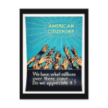 American Citizenship Post Card