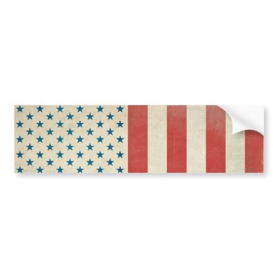 American Civil Flag Bumper Sticker by Libertymaniacs