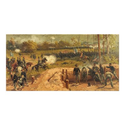 American Civil War Battle of Kennesaw Mountain Custom Photo Card by TheArts