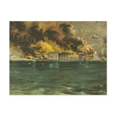 American Civil War Bombardment of Fort Sumter 1861 by TheArts