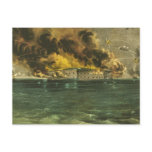 American Civil War Bombardment of Fort Sumter 1861 postcards