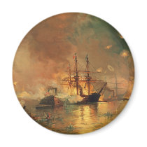 American Civil War Capture of New Orleans Refrigerator Magnets