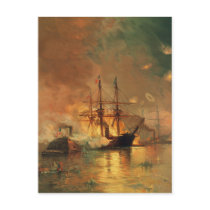 American Civil War Capture of New Orleans Post Card