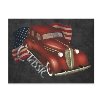 American Classic Car Postcard by ProTruck
