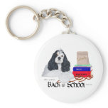 American Cocker Spaniel Back to School Keychain