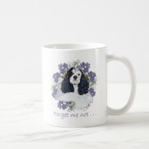 American Cocker Spaniel Forget Me Not Mug