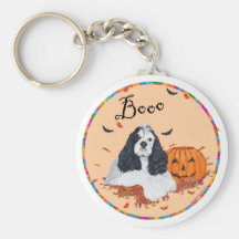 American Cocker Spaniel Halloween Key Chains