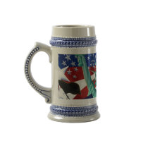 AMERICAN COLLAGE COFFEE MUGS