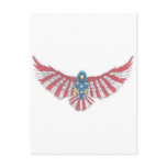 American Colours Eagle Post Card