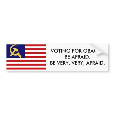 American Communist Flag, Obama Bumper Stickers by pray_about_it