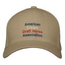 American, Cream Draught   Horse Association Cap