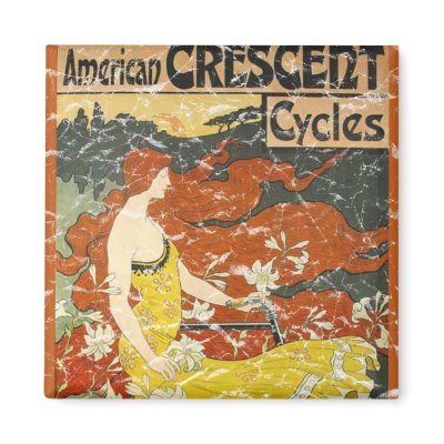 American Crescent Cycles - distressed by vintageurban