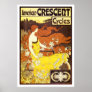 American Crescent Cycles - Vintage Bicycle Ad Poster