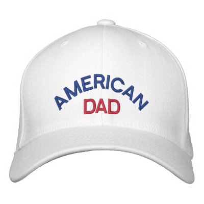 AMERICAN  DAD Embroidered Cap Embroidered Baseball Caps by FathersDayProducts