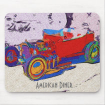 American Diner mousepad