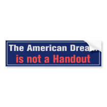 American Dream Bumper Sticker